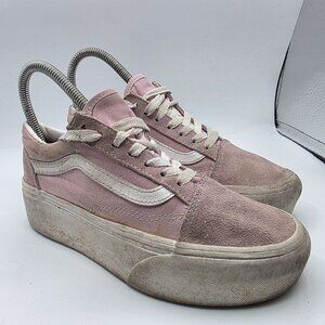 Vans Old Skool Stackform Keepsake Womens Size 5 Trainers Pink Shoes Casual